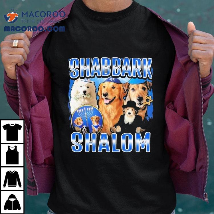 Shabbark Shalom Star Of David Israel Dog Shirt