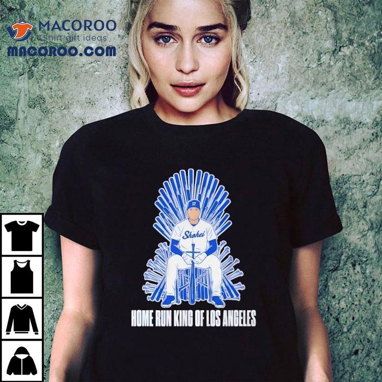 Shohei Ohtani Home Run King Of Los Angeles Dodgers Baseball Shirt