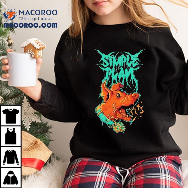 Simple Plan 2025 Halloween Spooky Metal Logo Shirt