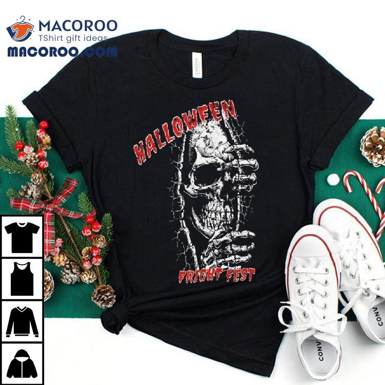 Skeleton Halloween Fright Fest Shirt