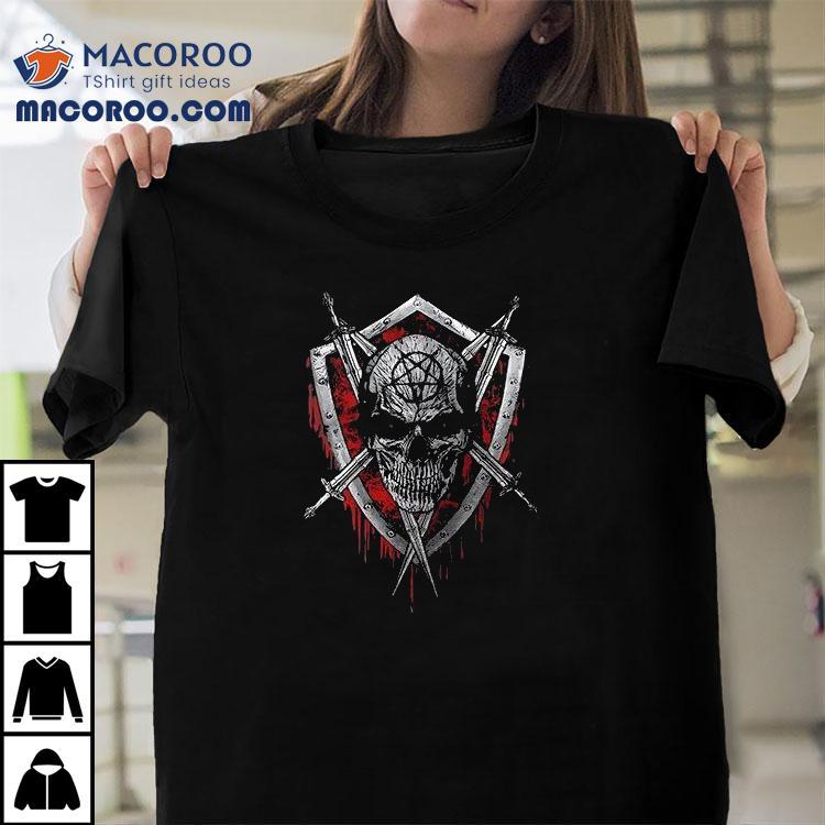 Slayer Knocked Loose N American Headline Skull Logo Shirt