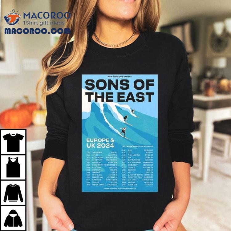 Sons Of The East Europe Uk Tour 2024 Shirt