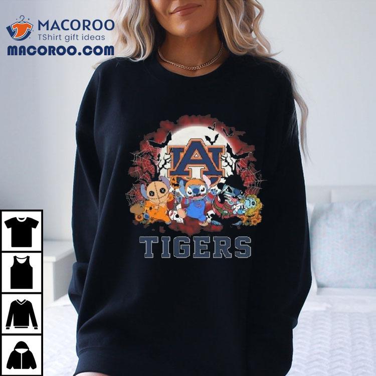 Stitch X Auburn Tigers Halloween 2025 Shirt