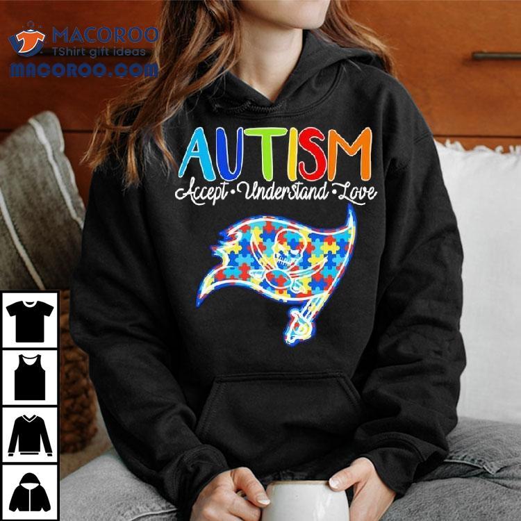 Tampa Bay Buccaneers Autism Accept Understand Love Shirt