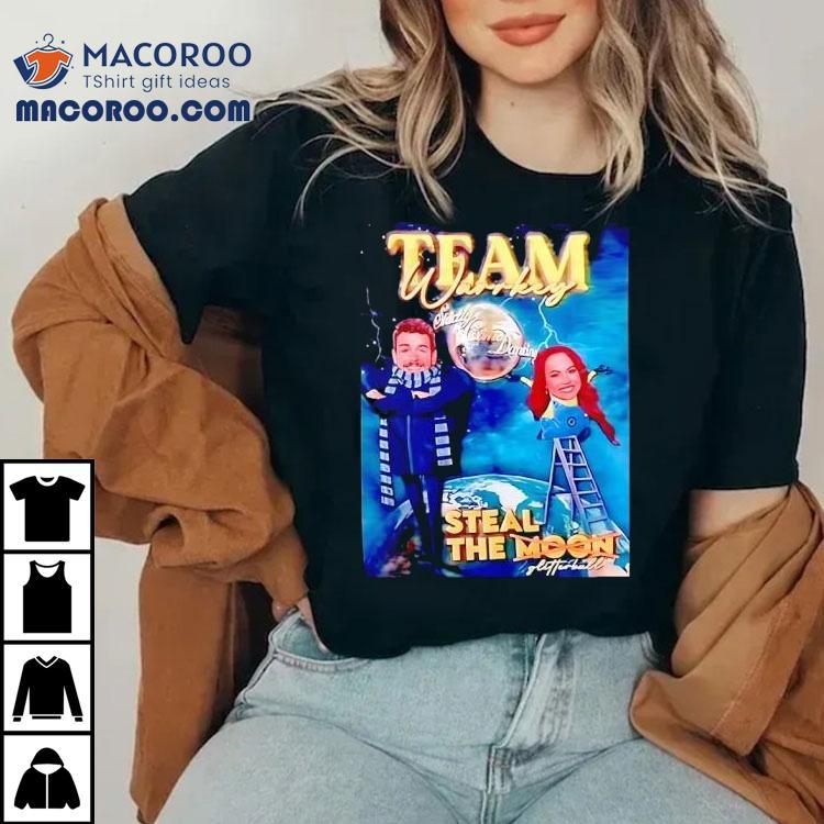 Team Jarrkey Steal The Moon Glitterball Shirt