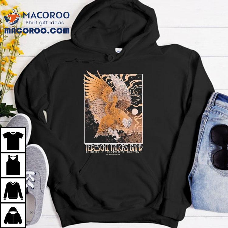 Tedeschi Trucks Band The Baycare Sound In Clearwater Fl Oct 12 2025 Owl Shirt