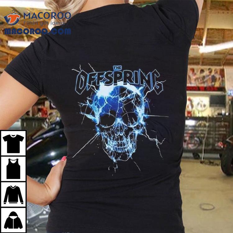 The Offspring Supercharged Worldwide Tour In'25 2025 Japan Australia Tour Lightning Skeleton Shirt