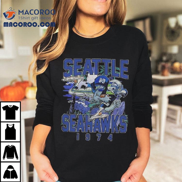 Vintage Seattle Seahawks School Spirit Football 1974 Shirt