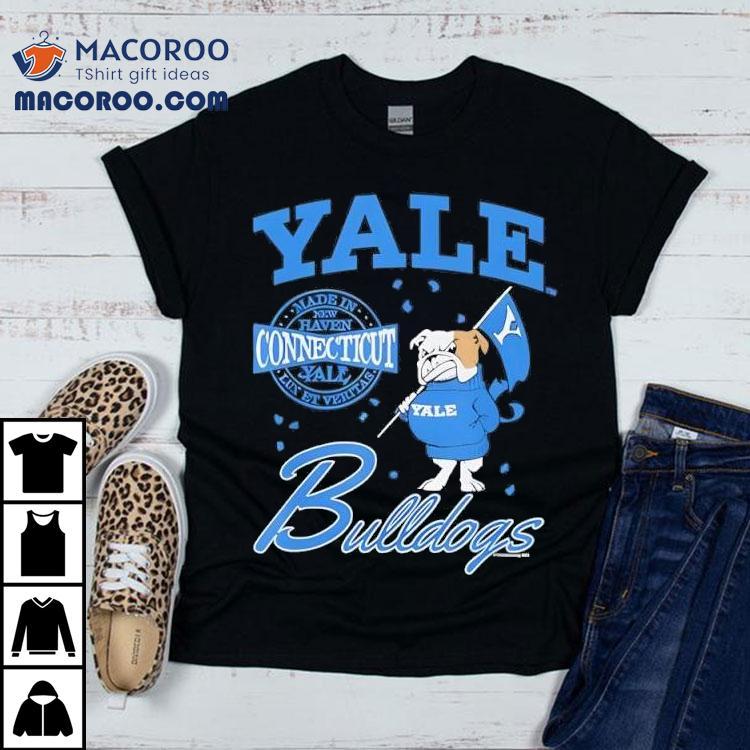 Yale University Made In New Haven Connecticut Handsome Dan Shirt