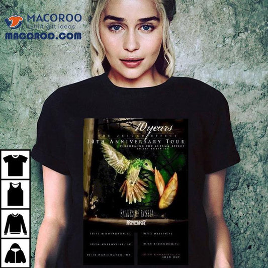10 Years The Autumn Effect 10th Anniversary Tour October 2025 Shirt