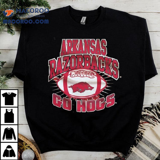 Arkansas Razorbacks Go Hogs Mascot Logo Baseball Shirt
