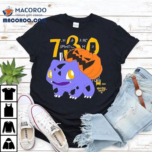 Asspizza Fushigidane Revived Pokemon 730 Halloween Shirt