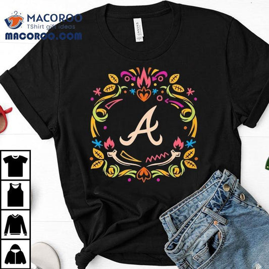Atlanta Braves Da De Los Muertos Shirt
