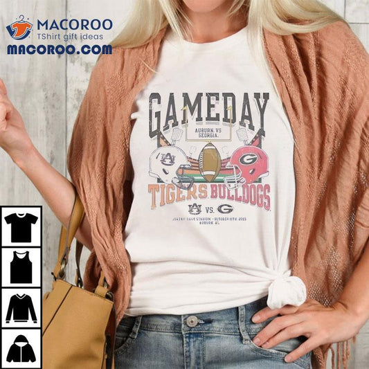 Auburn Tigers Vs Georgia Bulldogs Football 2025 Shirt