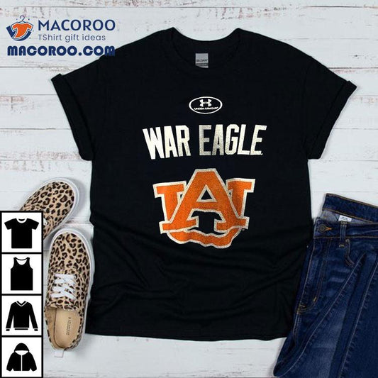 Auburn Tigers War Eagle Auburn Never 2 Yield Shirt