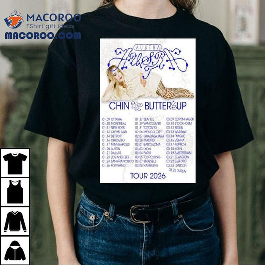 Austra Chin Up Buttercup Tour 2026 Shirt