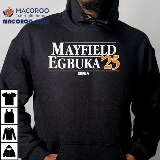 Baker Mayfield And Emeka Egbuka Tampa Bay Mayfield Egbuka '25 Shirt