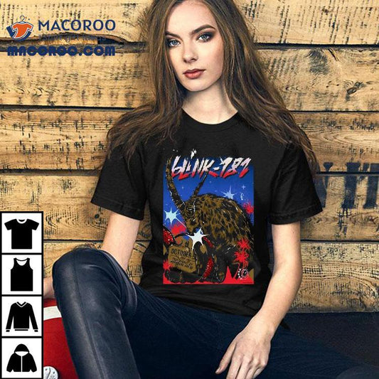 Blink 182 10.5.2025 Palm Desert Ca Goat Shirt