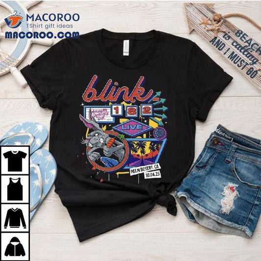 Blink 182 Live At Palm Desert California Night 1 Venue At Acrisure Arena On October 4 2025 Missionary Impossible Tour 25 Shirt