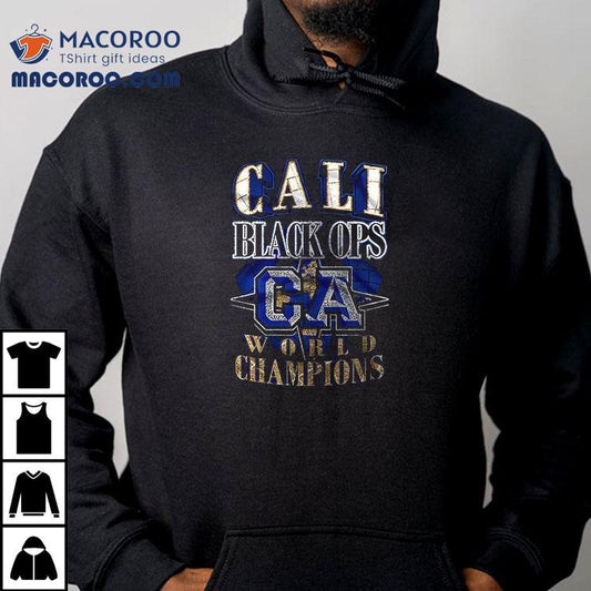 Cali Black Ops World Champions Logo Shirt