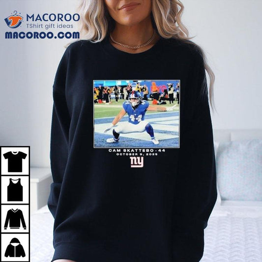 Cam Skattebo October 9 2025 New York Giants Nfl Flash Features Week 6 Shirt