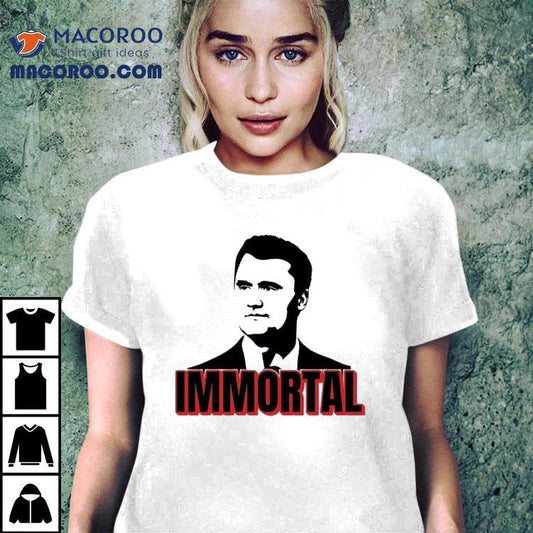 Charlie Kirk Immortal Portrait Shirt