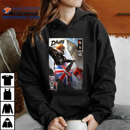 Cleveland Browns Vs Minnesota Vikings Dawgs Across The Pond Tottenham Hotspur Stadium Oct 5 2025 Shirt