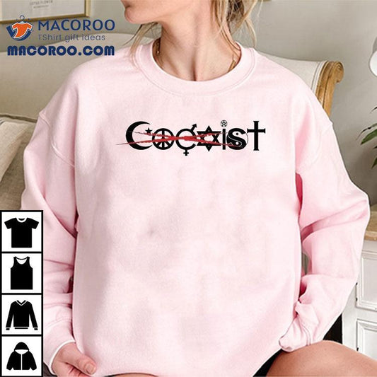 Coexist Moon Peace David Star Shirt