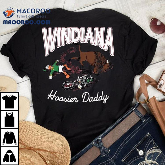 Daddy Motorcycle Indiana Hoosiers Beat Oregon Ducks Shirt