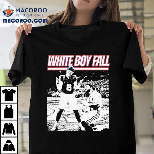 Dart And Skattebo White Boy Fall Shirt