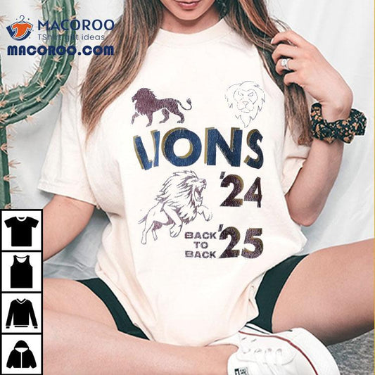 Detroit Lions The Pride Of Brisbane Back To Back Shirt