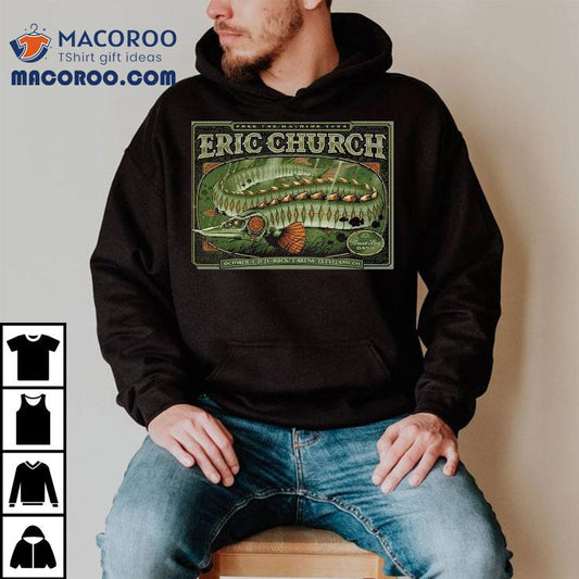 Eric Church Free The Machine Tour October 11 2025 Cleveland Oh Shirt