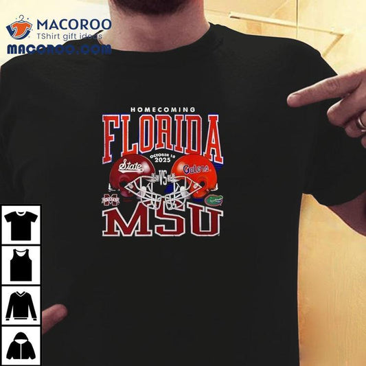 Florida Gators Vs Mississippi State Homecoming Football 2025 Msu Shirt