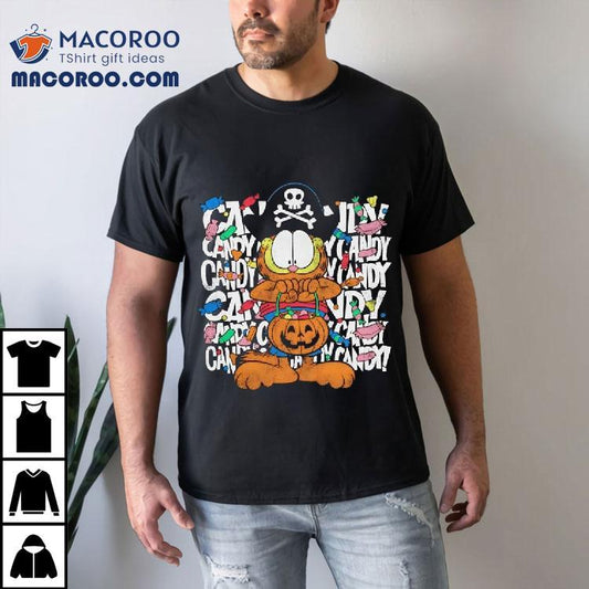 Garf Trick Or Treat Candy Candy Candy Halloween Shirt