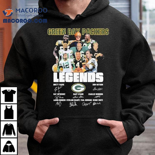 Green Bay Packers Legends Signatures Shirt