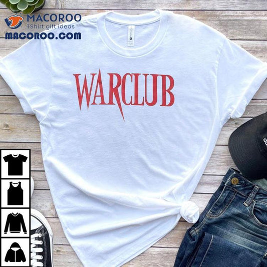 Half Face Blades War Club Shirt