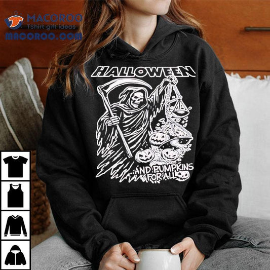 Halloween And Pumpkin For All Dead Skeleton Shirt