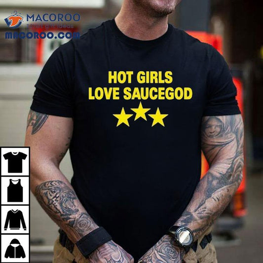 Hamza Hot Girls Love Saucegod Stars Shirt
