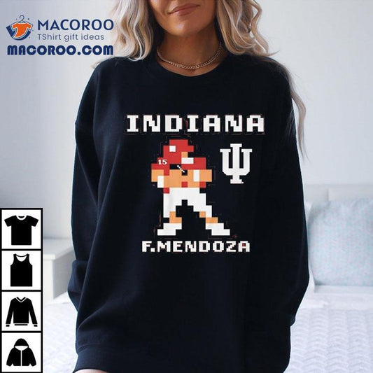 Indiana Football Fernando Mendoza Retro Baller Graphic Shirt