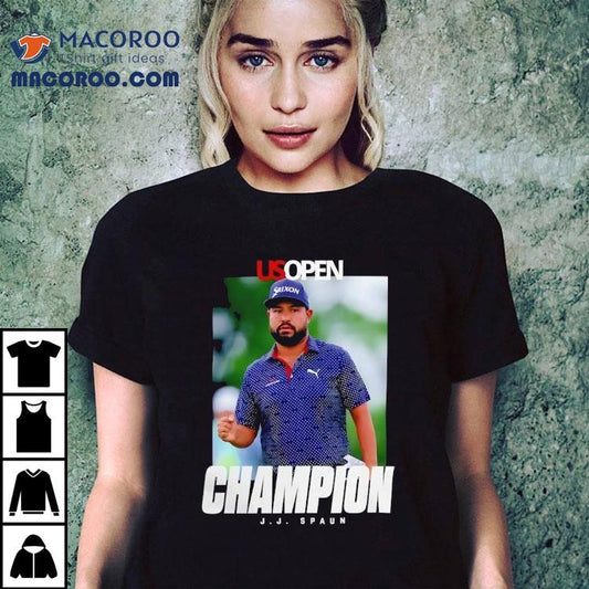 Jj Spaun Winner Us Open Champion 2025 Shirt