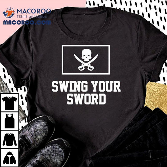 Joey Mcguire Wearing Swing Your Sword Shirt