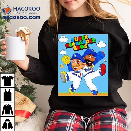 Kike Hernandez And Teoscar Hernandez As Mario And Luigi Super Hernandez Bros Shirt