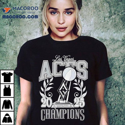 Las Vegas Aces New Era 2025 Wnba Finals Champions Boxy Vintage Shirt