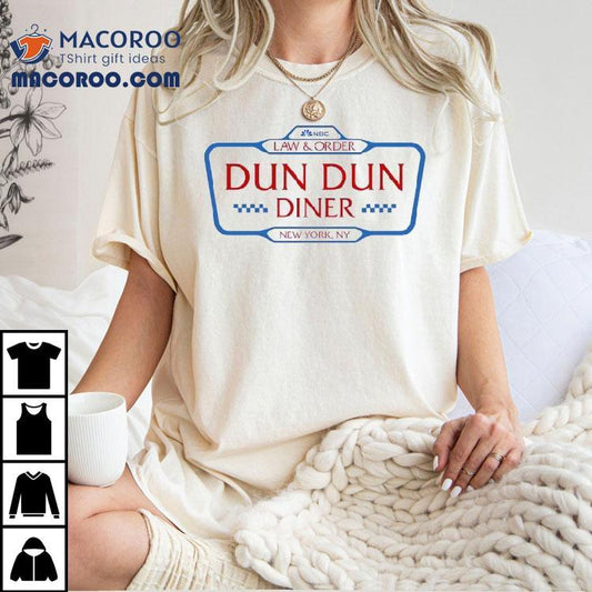 Law And Order Dun Dun Diner Logo Shirt