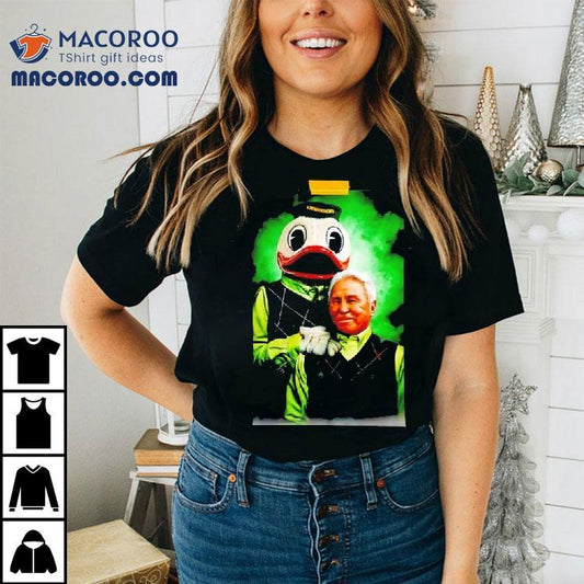 Lee Corso And The Oregon Ducks Mascot The Oregon Duck Shirt