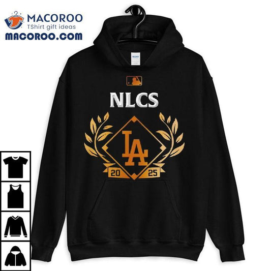 Los Angeles Dodgers 2025 Nlcs Champions Black Shirt