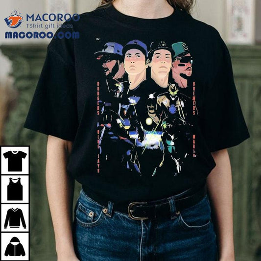 Los Angeles Dodgers X Milwaukee Brewers X Toronto Blue Jays X Seattle Mariners Mlb Playoffs 2025 Championship Series 4 Teams Remain Gundam Shirt