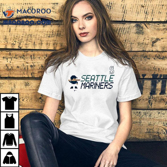 Mariners Team 8-bit Baseball Shirt