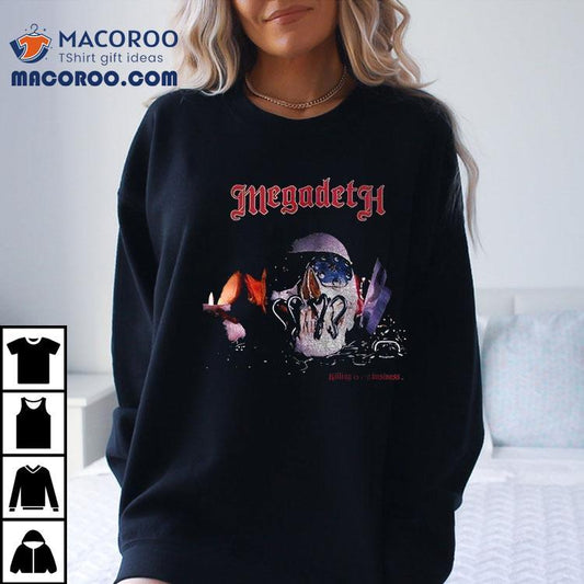 Megadeth Killing Is My Business And Business Is Good Roster Shirt