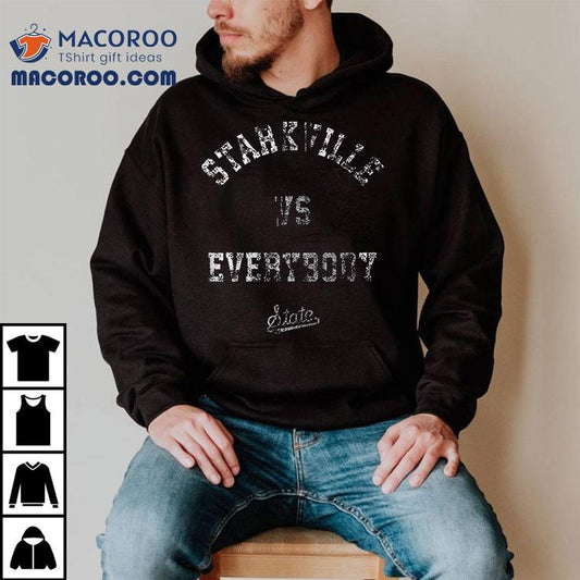 Mississippi State Bulldogs Starkville Vs Everybody Logo Shirt